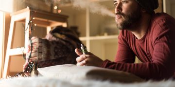 Merry go round with vape and cigarette