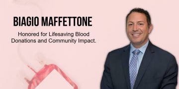 Biagio Maffettone Honored for Lifesaving Blood Donations and Community Impact